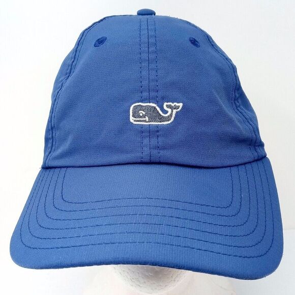 Vineyard Vines Mens Whale Logo Performance Golf Preppy Strapback Hat Cap - Picture 2 of 7